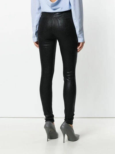 Shop J Brand Coated Super Skinny Jeans - Black