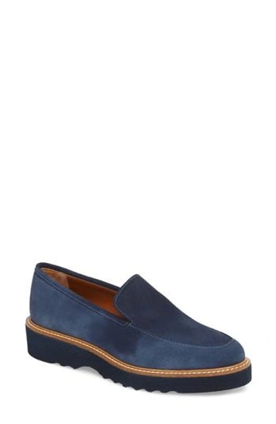 Shop Aquatalia Kelsey Weatherproof Loafer In Denim