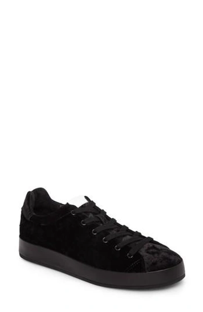 Shop Rag & Bone Rb1 Low-top Sneaker In Black Velvet