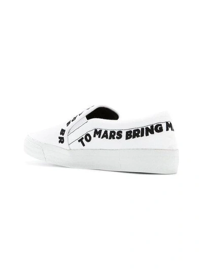 Shop Joshua Sanders Back To Mars Skate Shoes In White