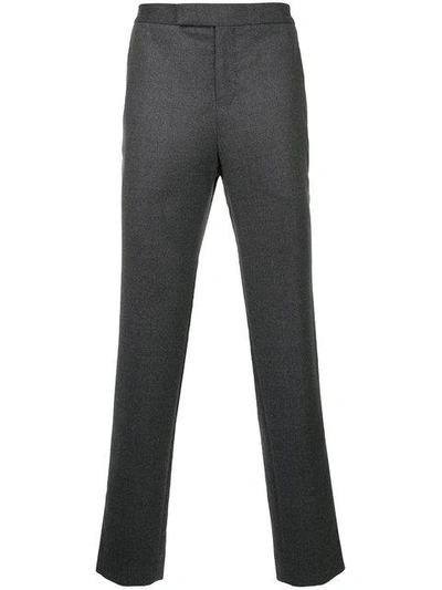Shop Tomorrowland Cropped Tailored Trousers In Grey