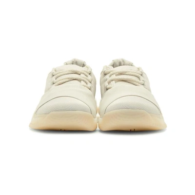 Shop Adidas Day One Beige Crazy Train Sneakers In Talc/white/black