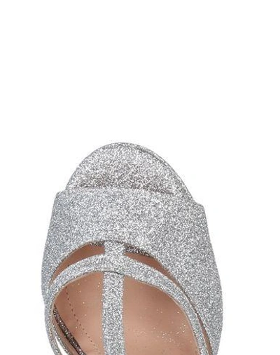 Shop Pinko Sandals In Silver