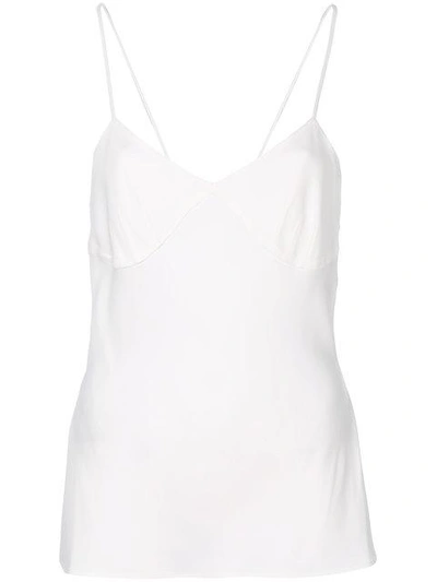 Shop Khaite Fitted Camisole In White