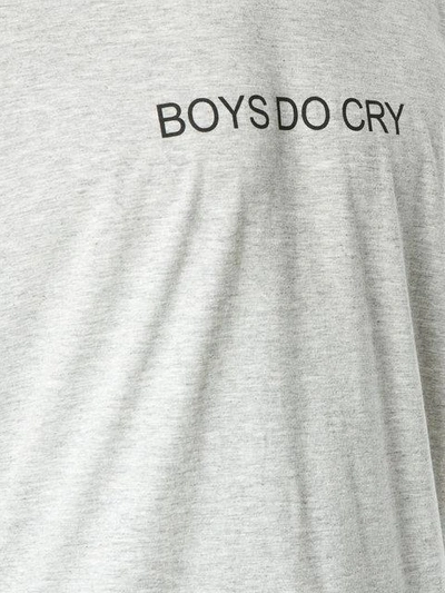 Shop À La Garçonne Boys Do Cry T In Grey