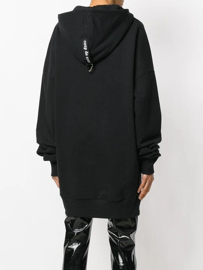 Shop Coup De Coeur Logo Hooded Sweatshirt - Black