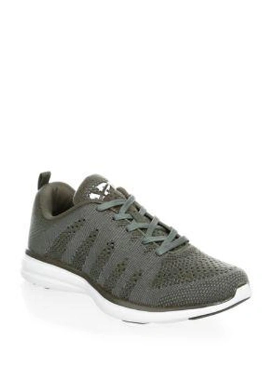 Shop Apl Athletic Propulsion Labs Techloom Pro Sneakers In Fatigue Cashmere