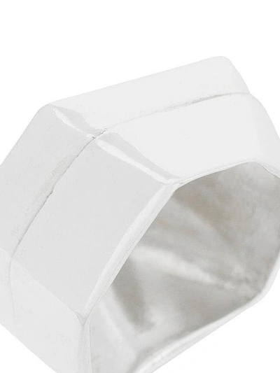 Shop Niza Huang Fold Ring In Metallic