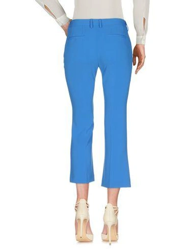 Shop Alberto Biani Cropped Pants & Culottes In Azure