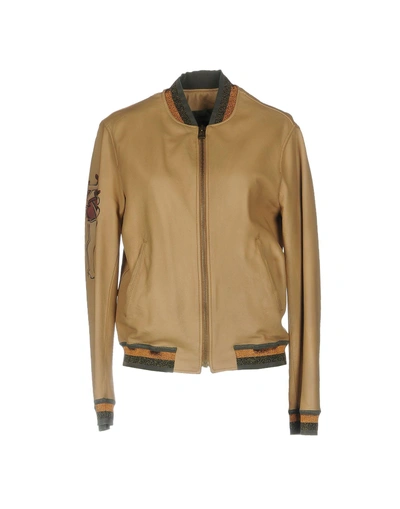 Shop Mr & Mrs Italy Jackets In Sand
