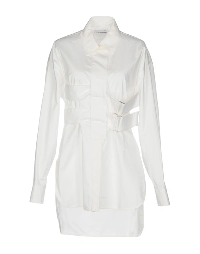 Shop Rabanne Paco  Woman Mini Dress White Size 8 Cotton
