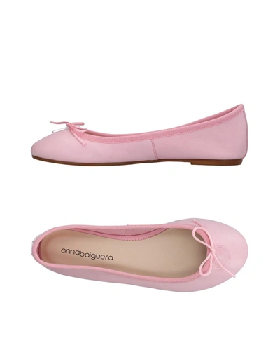 Shop Anna Baiguera Ballet Flats In Pink