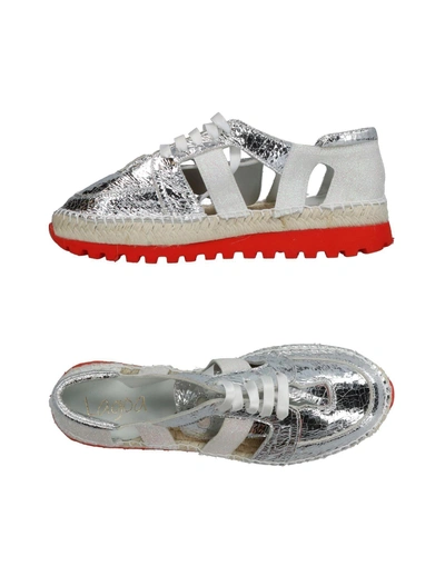 Shop Lagoa Lace-up Shoes In Silver
