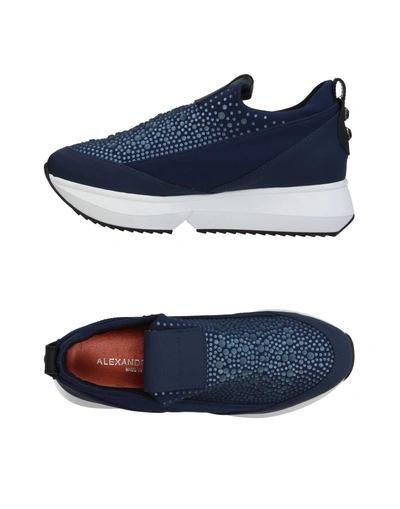 Shop Alexander Smith Sneakers In Blue