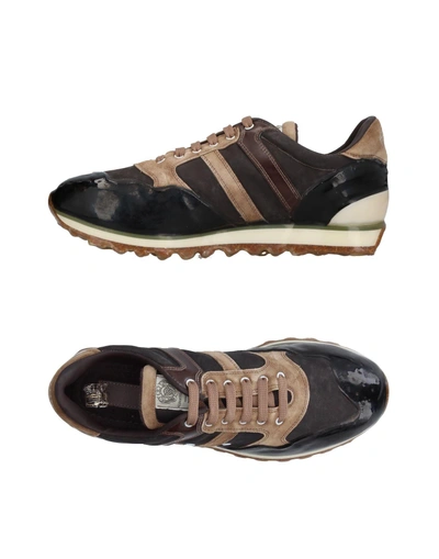 Shop Alberto Fasciani Sneakers In Dark Brown