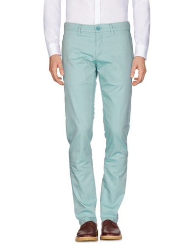 Shop Siviglia Man Pants Light Green Size 33 Cotton, Polyamide, Elastane