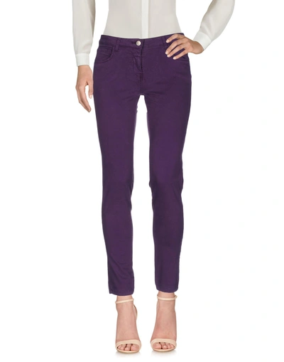 Shop K-way Casual Pants In Purple