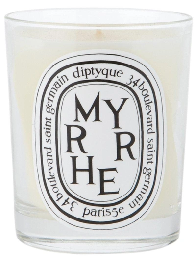 Shop Diptyque 'myrrhe' Candle In White