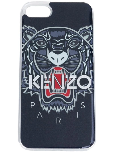 Shop Kenzo Cat Paris Iphone7 Case - Blue