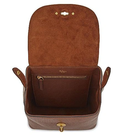 Shop Mulberry Mini Bayswater Leather Backpack In Oak