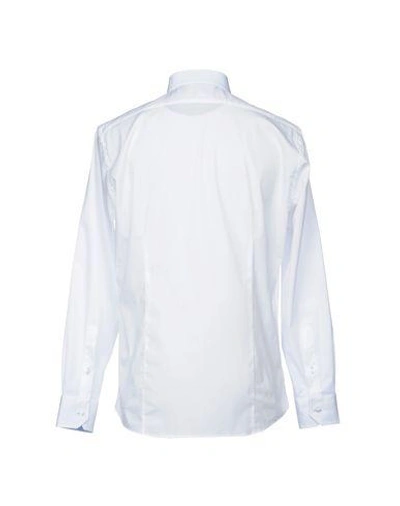 Shop Tru Trussardi Shirts In White