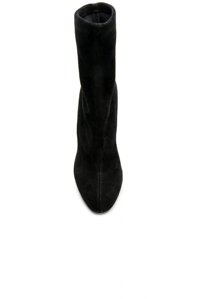Shop Jimmy Choo Maine 100 Suede Boots In Black