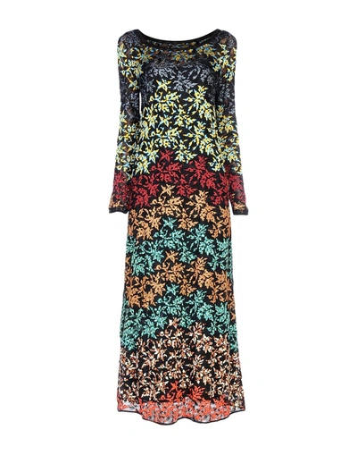 Shop Missoni Long Dress In Black