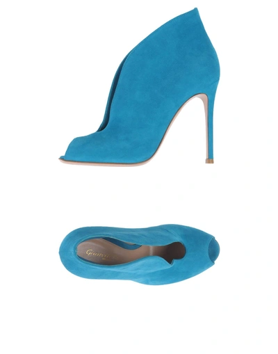 Shop Gianvito Rossi In Turquoise