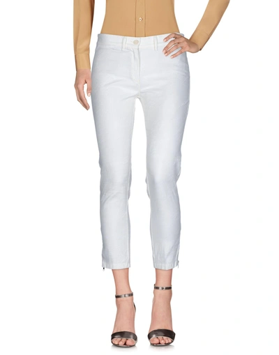 Shop Ann Demeulemeester Casual Pants In Ivory