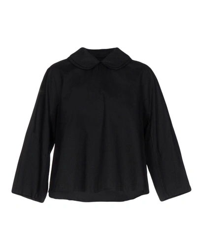 Shop Comme Des Garçons Woman Top Black Size S Cotton