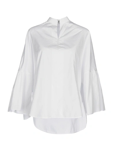 Shop Valentino Garavani Woman Blouse White Size 2 Cotton