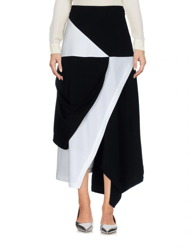 Shop Jw Anderson Maxi Skirts In Black