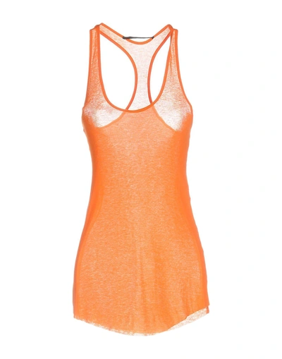 Shop Haider Ackermann Tank Top In Orange