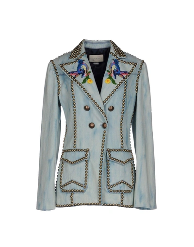 Shop Gucci Sartorial Jacket In Blue
