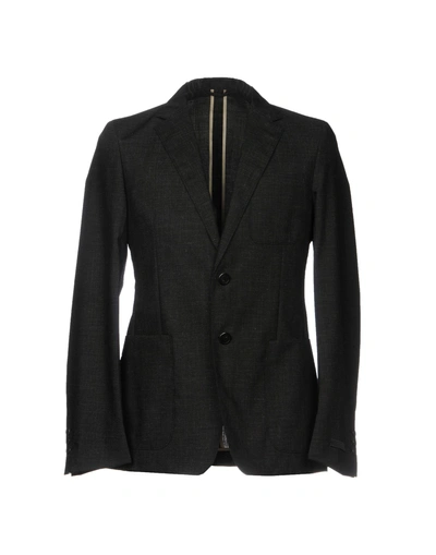 Shop Prada Suit Jackets In Steel Grey