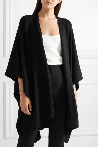 Shop The Row Hern Cashmere Cape In Black