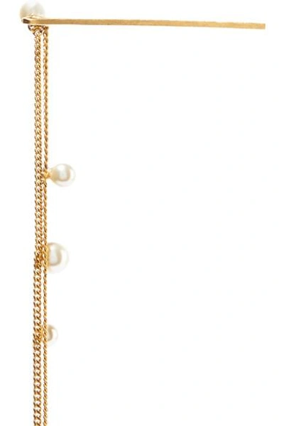 Shop Jennifer Behr Gold-plated Swarovski Pearl Hair Slide