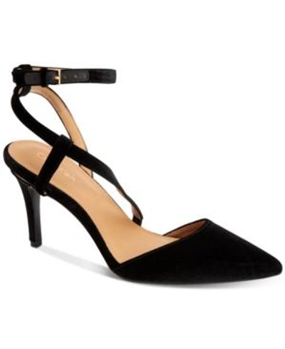 Shop Calvin Klein Women's Ganya Pumps Women's Shoes In Black