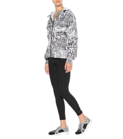 Shop Adidas By Stella Mccartney Run Printed Jacket In Multicoloured