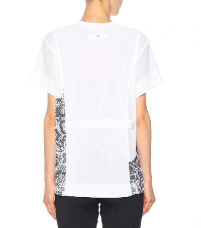 Shop Adidas By Stella Mccartney Run Printed T-shirt In White