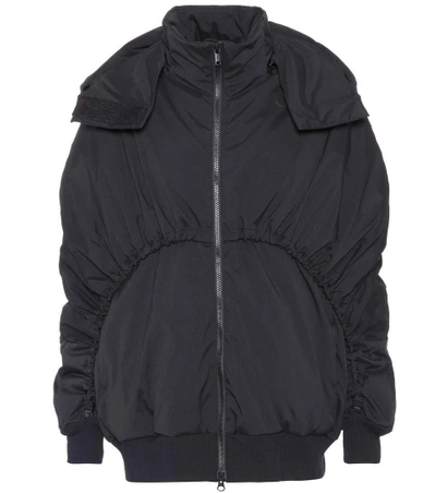 Shop Y-3 Down Coat In Black