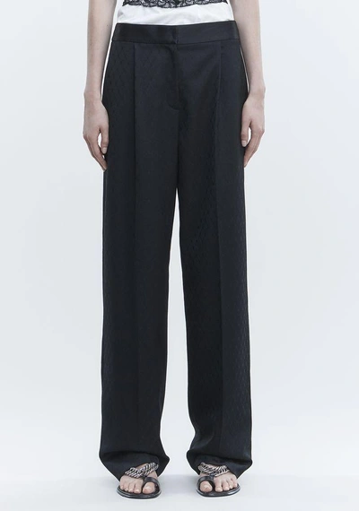 Shop Alexander Wang Single Pleat Pant In Black