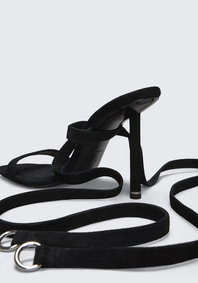 Shop Alexander Wang Evie High Heel Sandal In Black