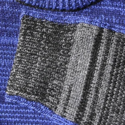 Lords Of Harlech Crosby Crewneck Sweater In Blue