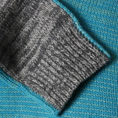 Lords Of Harlech Sweet Shawl Neck Sweater In Teal
