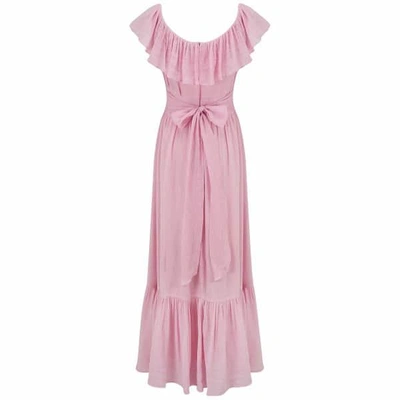 Shop Radish Gracie Dress In Blush Pink
