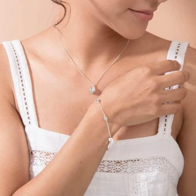 Shop Rachel Jackson London Orb Pendant Necklace In Silver