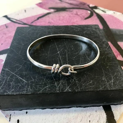 Auree Jewellery Bayswater Silver Rope Bangle