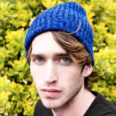 Lords Of Harlech Bob Beanie In Blue