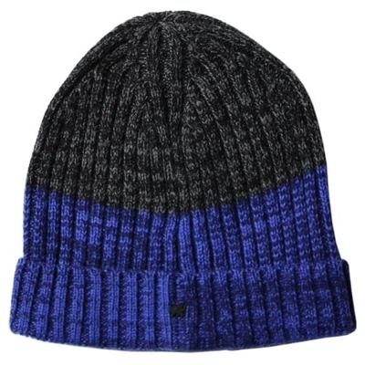 Lords Of Harlech Men's Blue / Grey Benny Beanie In Blue & Charcoal